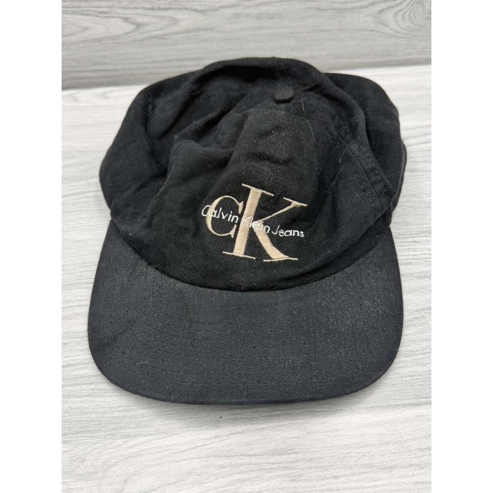 Calvin Klein Jeans Adjustable Black Hat One Size